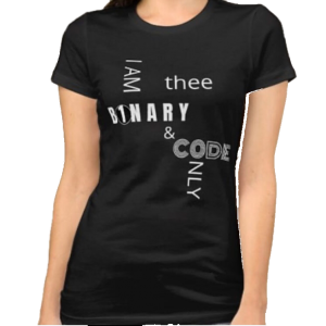 "I AM THEE 1 AND 0NLY" $19.95 Tee